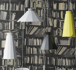 Suspension, Ankara, Haute, poussin, câble gris, Ø16,3 cm, H30,5cm - MATIERE-GRISE