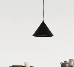 Suspension, Annular, small, noir, LED, 3000K, 523lm, Ø32cm, H23,8cm - Woud