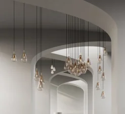 Suspension, Anoli 6, blanc, Ø46,5cm, H250cm - Nuura