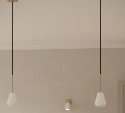 Suspension, Anoli, or nordique, blanc, Ø10cm, H29cm - Nuura