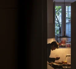 Suspension, Aplomb Large, gris, LED, 2700K, 1279lm, Ø45cm, H20cm - Foscarini