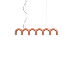 Suspension, Arch, Rose nude, L125,5cm, H20cm - Oblure