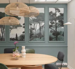 Suspension, Arche, large, blanc, Ø110cm, H30cm - Gong