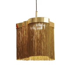Suspension, Arcipelago Maiorca, cognac, LED, 3000K, 1800lm, Ø34cm, H34cm - Contardi