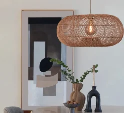 Suspension, Arizona L, naturel, Ø70cm, H36cm - Good&Mojo