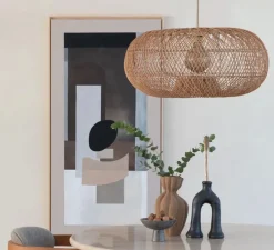 Suspension, Arizona L, naturel, Ø70cm, H36cm - Good&Mojo