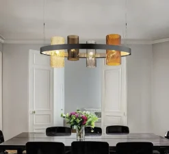 Suspension, Armonia SP OV1, Multicolore 1, Ø120cm, H39cm - Vistosi