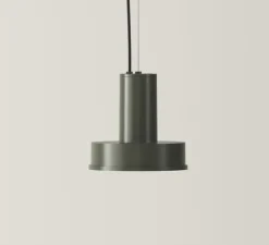 Suspension, Arne S Domus, vert foncé, IP65, LED, dim, 2700K, 2471 lm, Ø23cm, H22cm - Santa & Cole