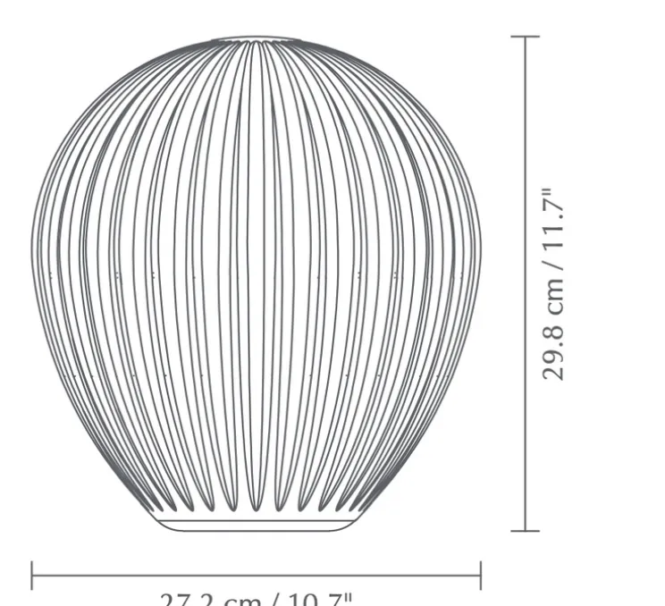 Suspension, around the world, acier brossé, Ø27,2cm, H29,8cm - Umage