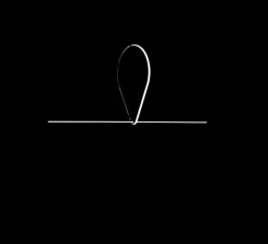 Suspension, Arrangements (drop down + line), noir, LED, 2700K, 2916lm, L170,6cm, H69,6cm - Flos