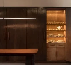 Suspension, Arrangements (line), noir, LED, 2700K, 1296lm, L170,6cm, H2cm - Flos