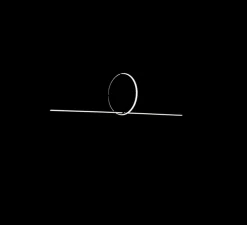 Suspension, Arrangements (round S + line), noir, LED, 2700K, 2376lm, L170,6cm, H39,8cm - Flos