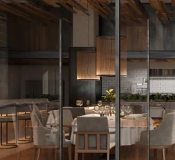 Suspension, Array, 1830, beige, LED, dim, casambi, 2700K, 6050 lm, Ø83cm, H113cm - Vibia