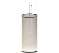 Suspension, Array, 1835, beige, rosace en surface, LED, dim, 1-10V, 2700K, 6050 lm, Ø83cm, H193cm - Vibia