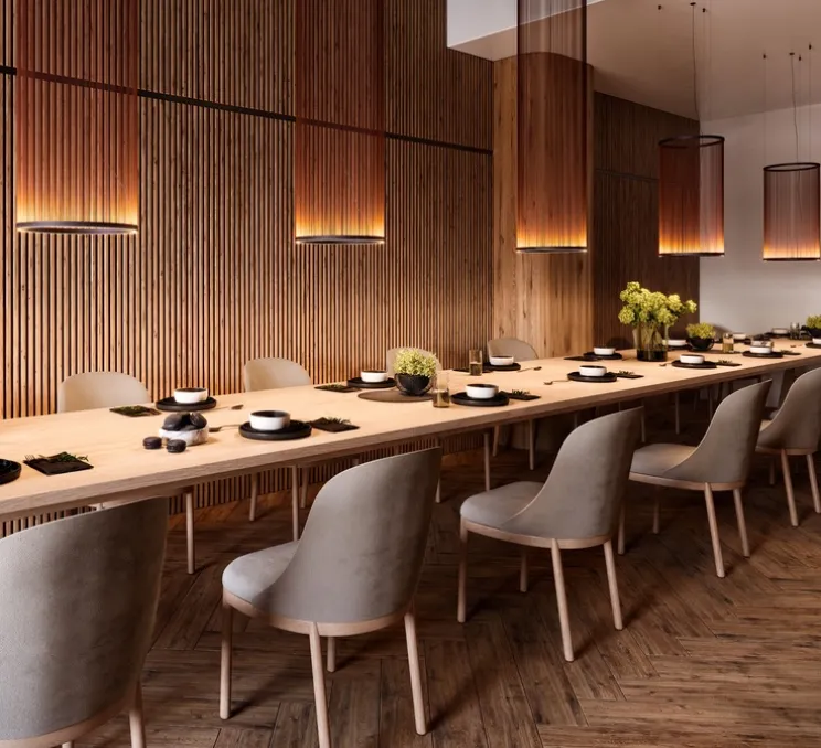 Suspension, Array, 1830, terracotta, LED, dim, casambi, 2700K, 6050 lm, Ø83cm, H113cm - Vibia