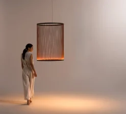 Suspension, Array, 1830, terracotta, LED, dim, casambi, 2700K, 6050 lm, Ø83cm, H113cm - Vibia