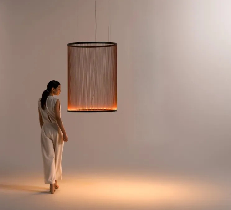 Suspension, Array, 1830, terracotta, LED, dim, casambi, 2700K, 6050 lm, Ø83cm, H113cm - Vibia