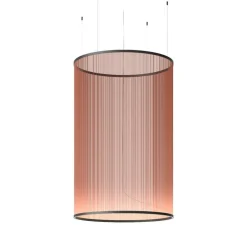 Suspension, Array, 1845, terracotta, LED, dim, 1-10V, 2700K, 9196 lm, Ø124cm, H193cm - Vibia