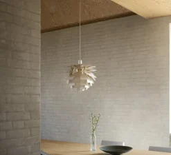 Suspension, Artichoke S, blanc, laiton, Ø48cm, H46,5cm - Louis Poulsen