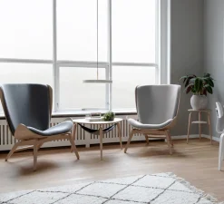 Suspension, Asteria Medium, brume et laiton, LED, 3000K, 1300lm, Ø43cm, H14cm - Umage