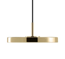 Suspension, Asteria Micro, laiton, LED, dim, 3000K, 450 lm, Ø15cm, H5,7cm - Umage