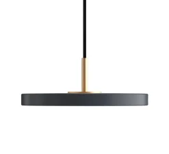 Suspension, Asteria Micro, gris anthracite, LED, dim, 3000K, 450 lm, Ø15cm, H5,7cm - Umage