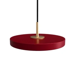 Suspension, Asteria Micro, rouge rubis, LED, 3000K, 450 lm, Ø15cm, H5,7cm - Umage