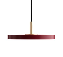 Suspension, Asteria Micro, rouge rubis, LED, 3000K, 450 lm, Ø15cm, H5,7cm - Umage