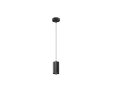 Suspension, Asto Tube, noir, Ø7cm, H12,5cm - SLV