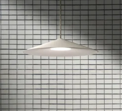 Suspension, Attic, blanc, LED, dim, 3000K, 875 lm, Ø52,4cm, H10cm - Zero