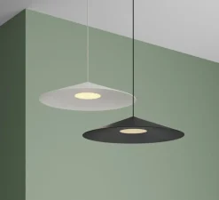 Suspension, Attic, blanc, LED, dim, 3000K, 875 lm, Ø52,4cm, H10cm - Zero
