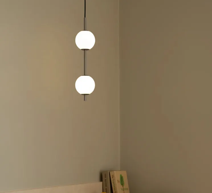 Suspension, Audrey 2, acier, LED, 2700K, 1080 lm, Ø12cm, H49cm - Umage