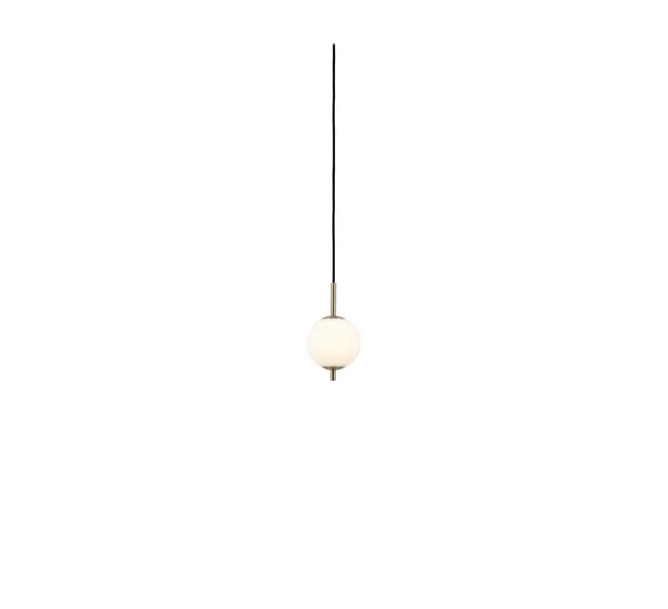 Suspension, Audrey 1, laiton, LED, 2700K, 460 lm, Ø12cm, H22,5cm - Umage