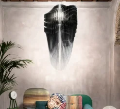 Suspension, Avia S, noir, Ø35cm, H32cm - Slamp