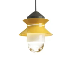 Suspension, baladeuse d'extérieur, Santorini, IP65, moutarde, H25,8cm - Marset