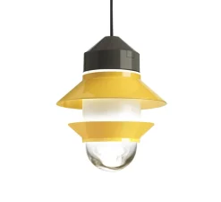 Suspension, baladeuse d'extérieur, Santorini, IP65, moutarde, H25,8cm - Marset