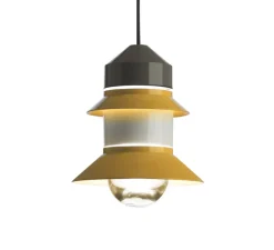 Suspension, baladeuse d'extérieur, Santorini, IP65, moutarde, H25,8cm - Marset