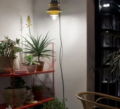 Suspension, baladeuse d'extérieur, Santorini, IP65, moutarde, H25,8cm - Marset