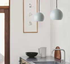 Suspension, Ball, aqua green, Ø18cm, H16cm - Frandsen