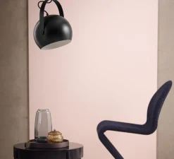 Suspension, Ball avec poignée, noir mat, Ø19cm, H24cm - Frandsen