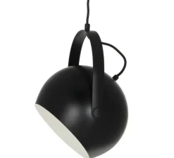 Suspension, Ball avec poignée, noir mat, Ø19cm, H24cm - Frandsen