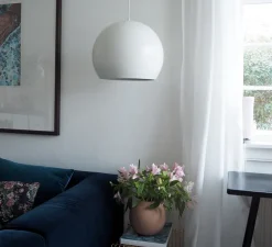 Suspension, Ball, blanc mat, Ø40cm, H33cm - Frandsen