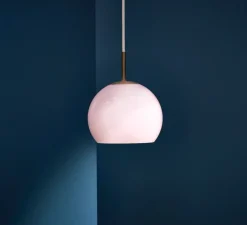 Suspension, Ball glass, rose opalin, Ø18cm, H15cm - Frandsen