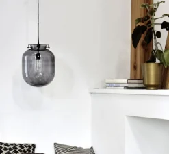 Suspension, Ball, gris, H35cm, Ø30cm - House Doctor