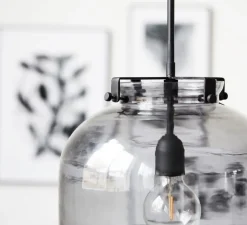 Suspension, Ball, gris, H35cm, Ø30cm - House Doctor