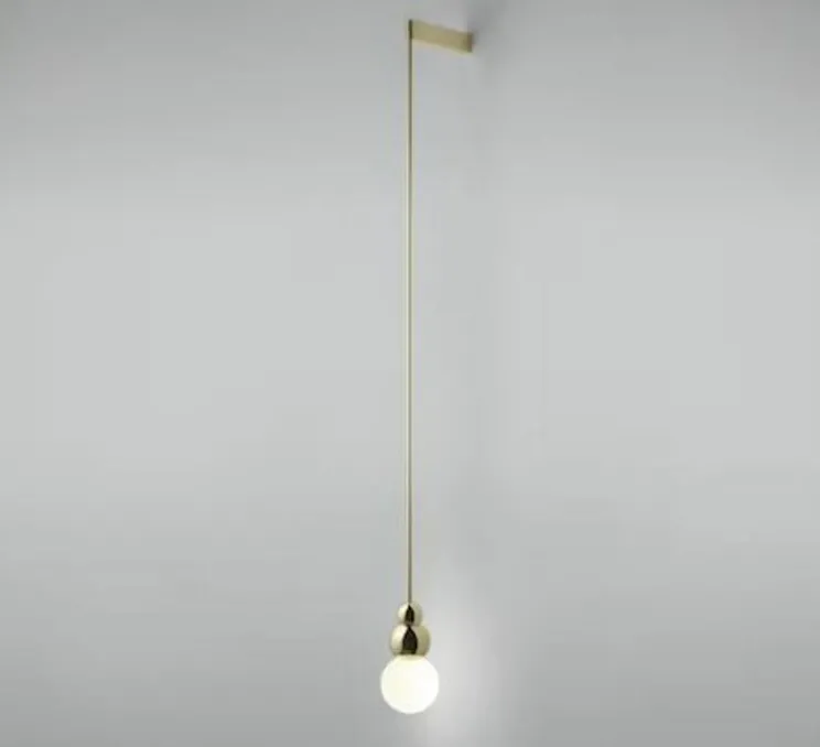 Suspension, Ball Light Large Wall Bracket, or, Ø9,5cm, H18cm - Anastassiades Studio
