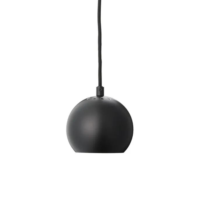 Suspension, Ball, noir, Ø12cm, H10cm - Frandsen