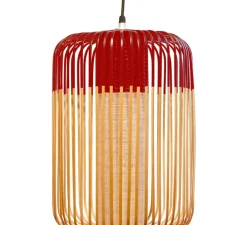 Suspension, Bamboo Light L, rouge, H50cm - Forestier