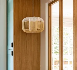 Suspension, Bamboo Light S, blanc, Ø35cm, H23cm - Forestier