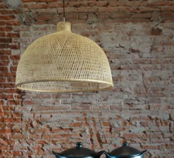 Suspension, Bamboo M1, naturel, Ø75cm, H47cm - Ay Illuminate
